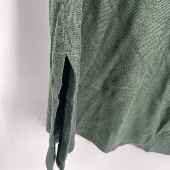 14th & Union Wool & Viscose Blend Oversized Sweater Green Women's M Medium - Picture 4 of 9